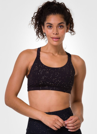 Image Title Onzie Aerial Bra - Gold Dust